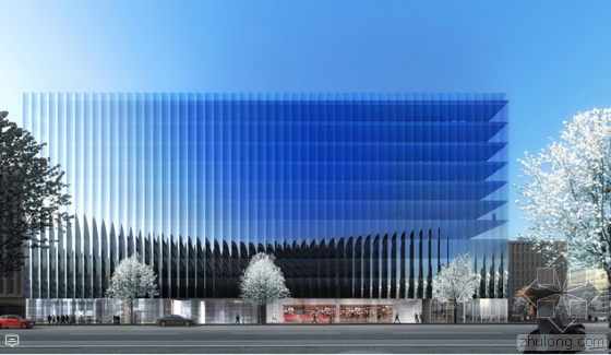 REX设计的华盛顿2050 M Street玻璃幕墙办公楼