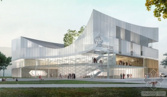 Tetrar建筑事务所雷恩音乐学院的设计方案