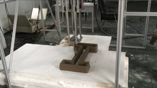全球首个建筑渣土3D打印技术进入实用化阶段
