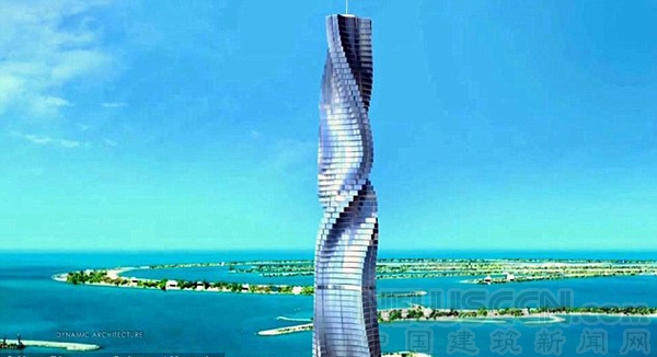 迪拜将建80层旋转酒店：各楼层将可单独旋转