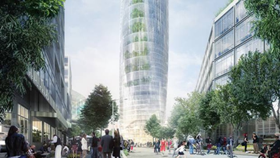 SOM在巴黎设计“欧洲最可持续的建筑”