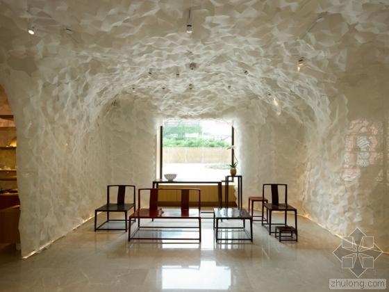 隈研吾设计的上海ShangXia精品店