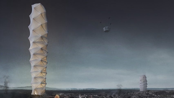 灾区“折叠摩天楼”赢得概念设计竞争