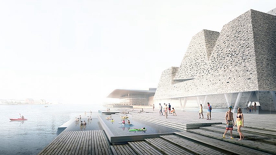 隈研吾在哥本哈根建设水上运动中心