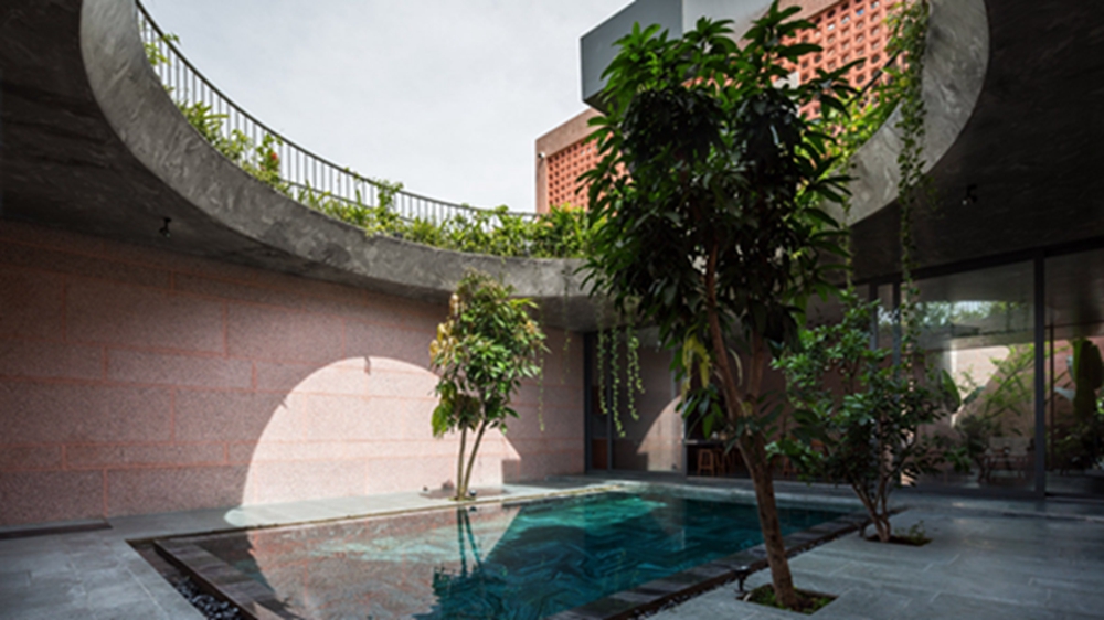 23o5工作室在越南完成粉红房子